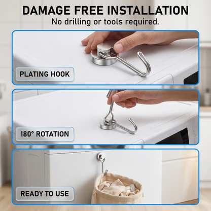 Upgrade Swivel Swing Magnetic Hooks