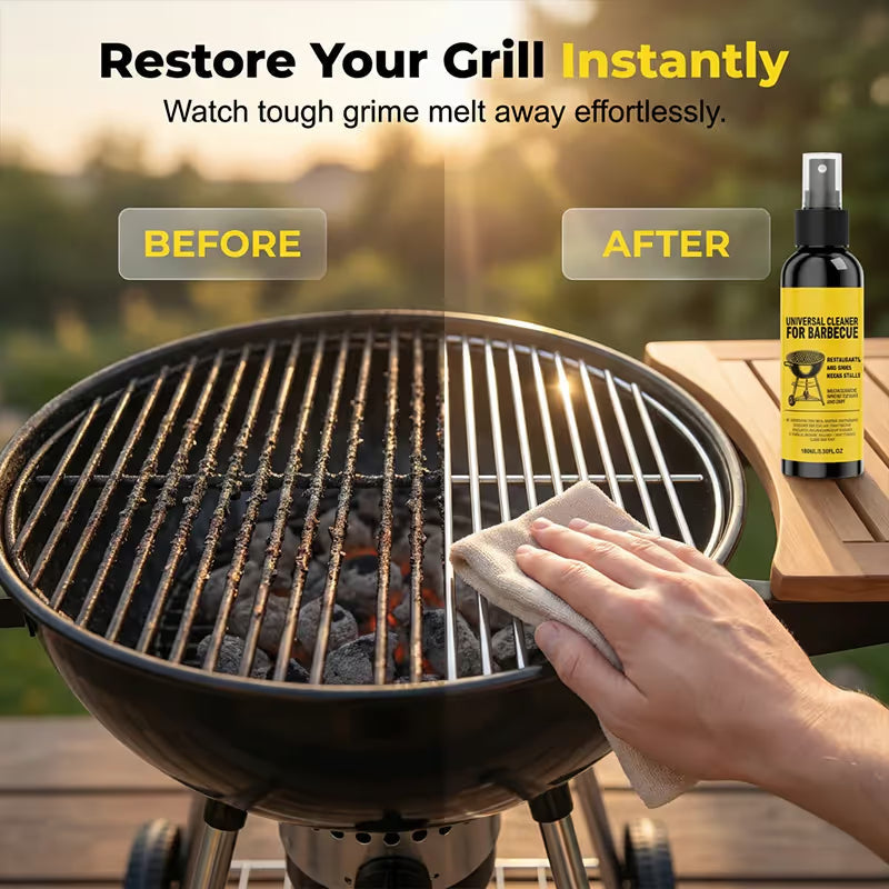 Heavy-duty BBQ cleaner