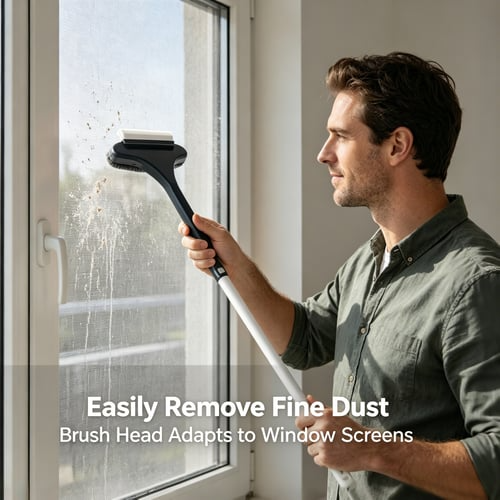 2-in-1 Window & Surface Cleaning Brush