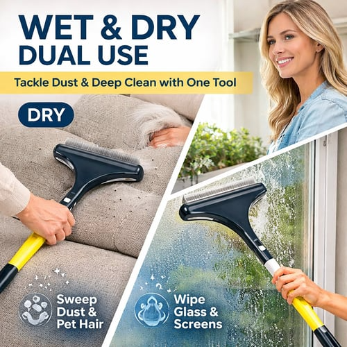 2-in-1 Window & Surface Cleaning Brush