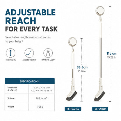 Multifunctional Extendable Long Handle Floor Scrub Brush